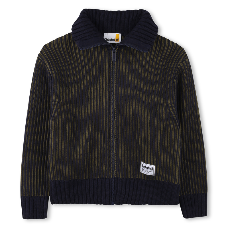 Cardigan con zip in maglia TIMBERLAND 
                        RAGAZZO