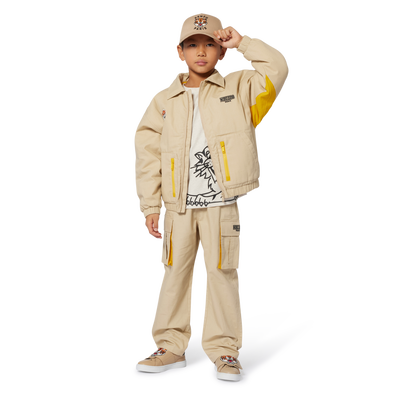 Giacca in cotone KENZO KIDS RAGAZZO