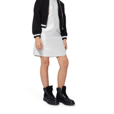 Cardigan ricamato con righe BOSS BAMBINA