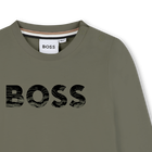 T-shirt a maniche lunghe BOSS 
                    RAGAZZO