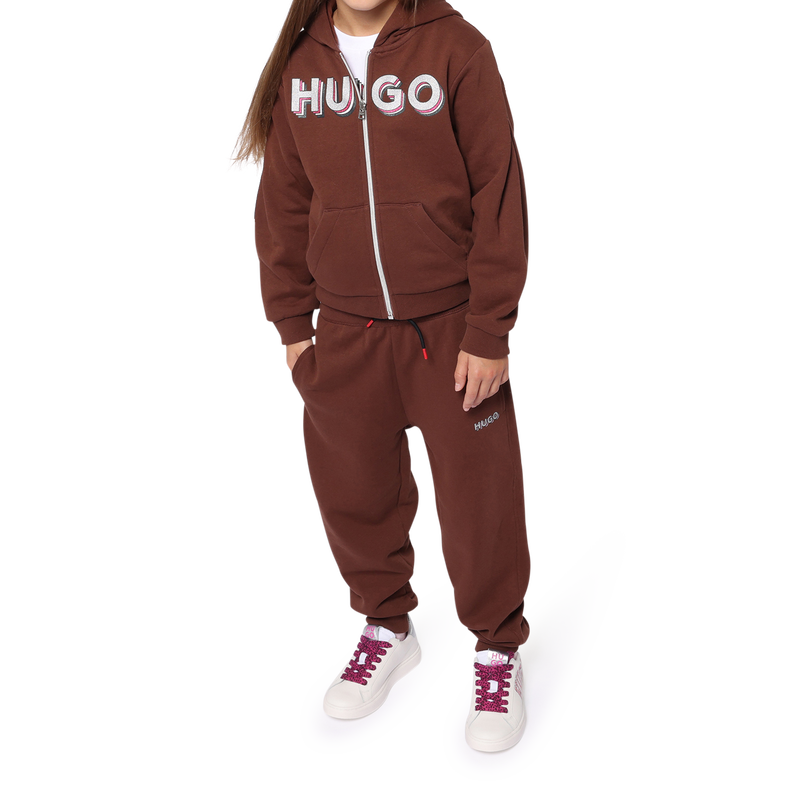 Sneakers stringate con stampe HUGO 
                        BAMBINA