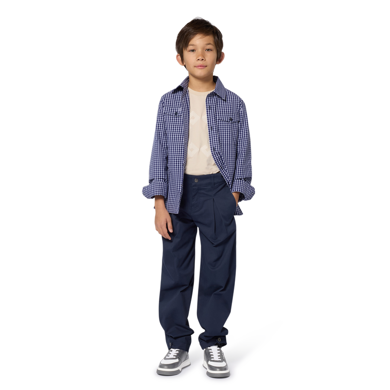 Camicia in cotone jacquard GIVENCHY 
                        RAGAZZO