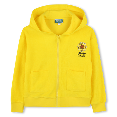 Cardigan da jogging in spugna KENZO KIDS BAMBINA