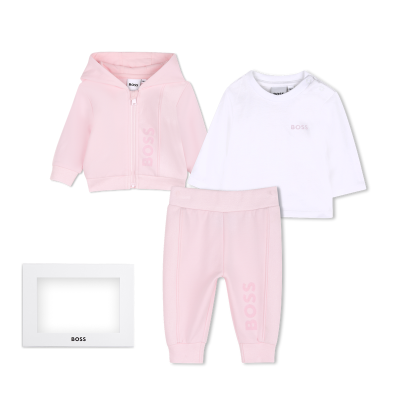 Set pantalone, cardigan e t-shirt BOSS 
                        BAMBINA