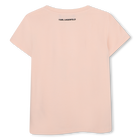 T-shirt a maniche corte KARL LAGERFELD KIDS 
                    BAMBINA