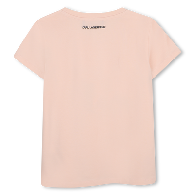 T-shirt a maniche corte KARL LAGERFELD KIDS BAMBINA