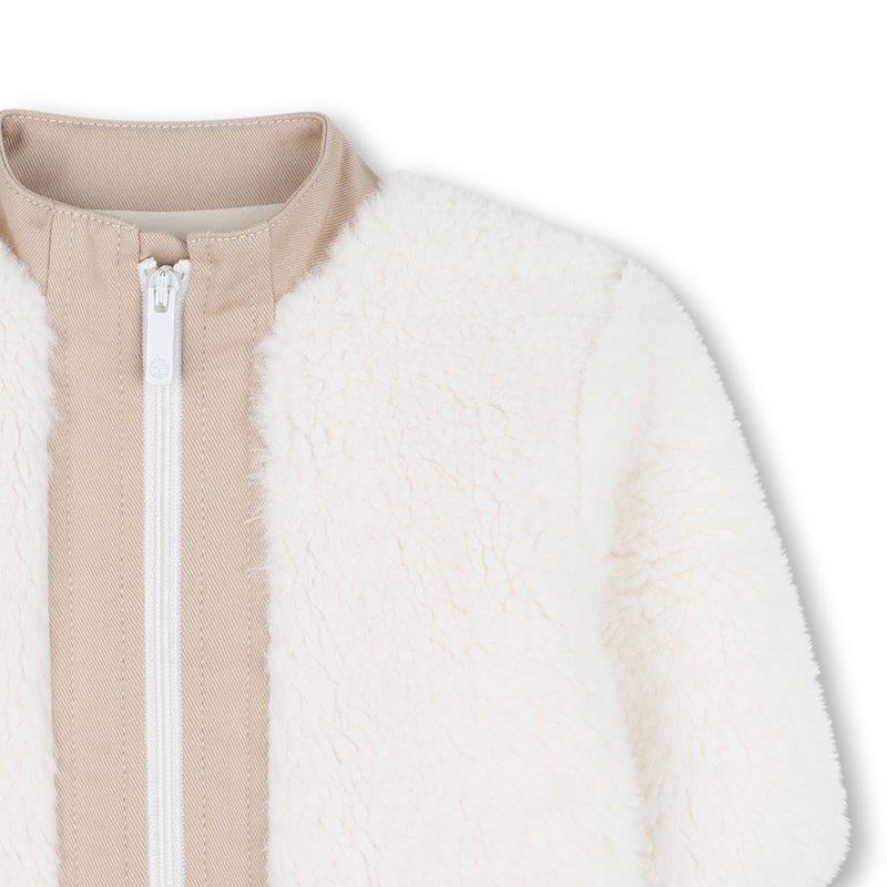 Cardigan in felpa con fodera con zip TIMBERLAND 
                        RAGAZZO