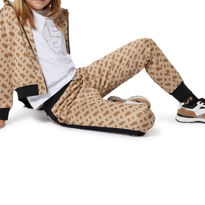 Cardigan jacquard a cappuccio BOSS BAMBINA