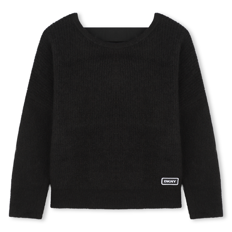 Pullover in maglia DKNY 
                        BAMBINA