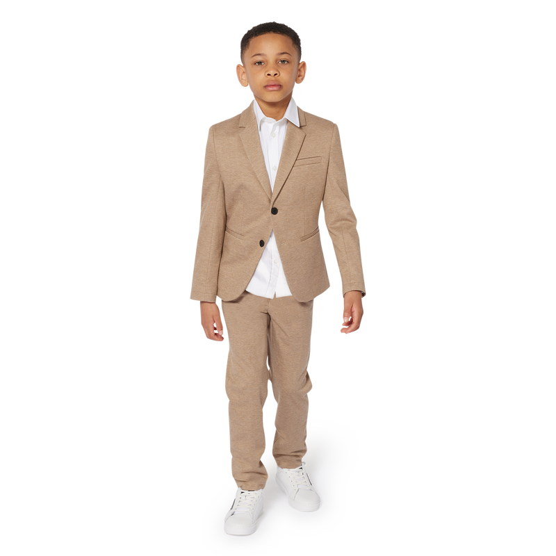 Camicia in cotone tinta unita BOSS 
                        RAGAZZO