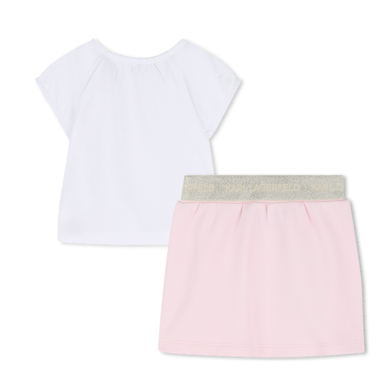 SET T-SHIRT E GONNA KARL LAGERFELD KIDS 
                        BAMBINA
