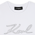 T-shirt a maniche corte KARL LAGERFELD KIDS 
                    BAMBINA