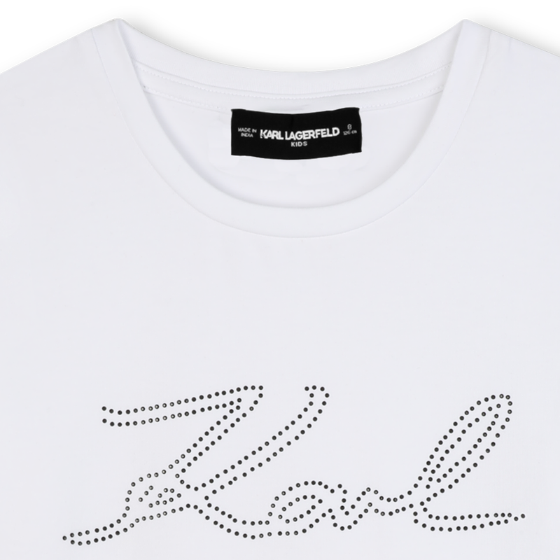 T-shirt a maniche corte KARL LAGERFELD KIDS 
                        BAMBINA