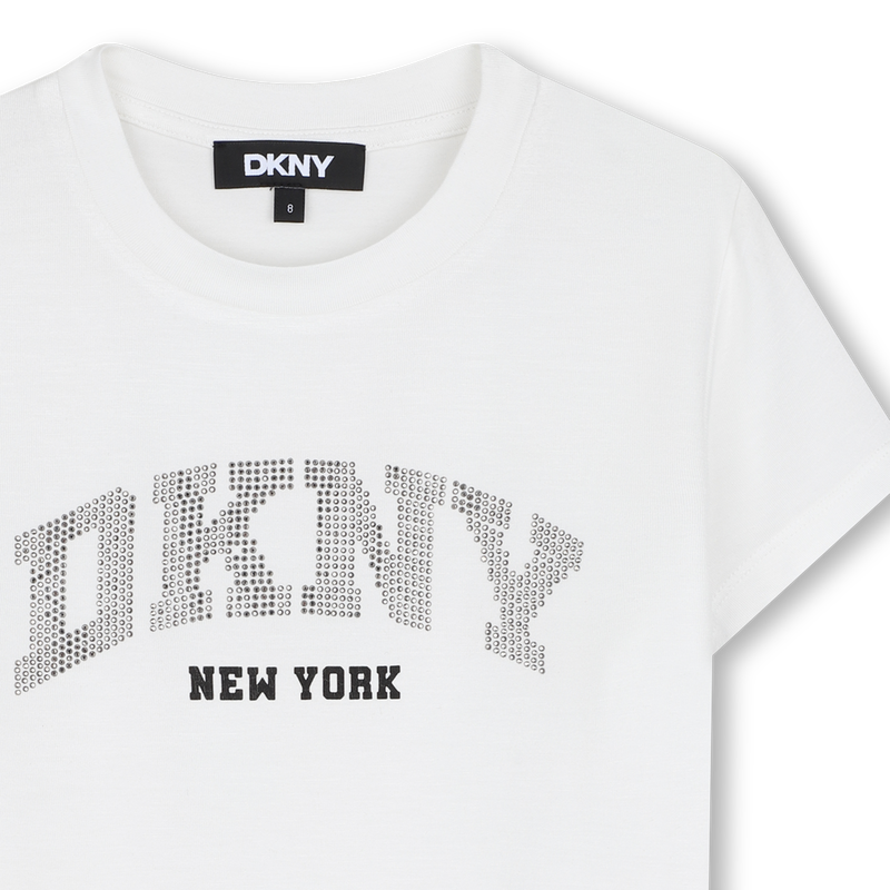 T-shirt a maniche corte DKNY 
                        BAMBINA