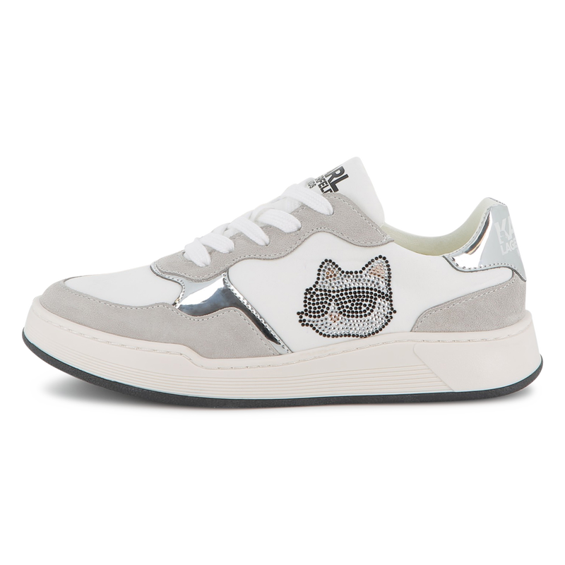 Lace-up low-top sneakers KARL LAGERFELD KIDS 
                        BAMBINA