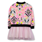 Abito bi-materiale BILLIEBLUSH 
                    BAMBINA