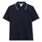 Polo in cotone taglio dritto BOSS 
                    RAGAZZO
