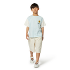 Bermuda tinta unita in cotone KENZO KIDS 
                    RAGAZZO