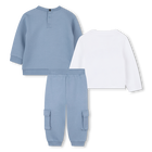 Set felpa, pantaloni e t-shirt KARL LAGERFELD KIDS 
                    RAGAZZO