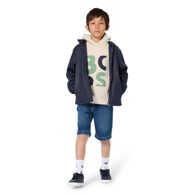 PANTALONCINI IN DENIM BOSS RAGAZZO