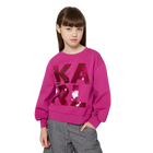 Felpa a maniche lunghe KARL LAGERFELD KIDS 
                    BAMBINA
