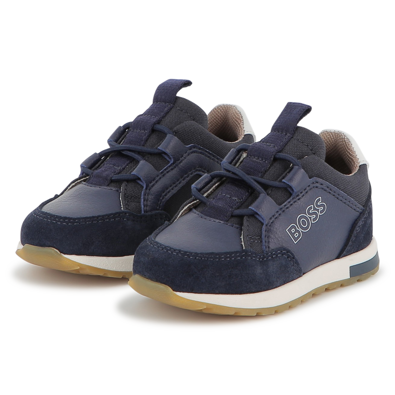 Sneakers in materiali misti BOSS 
                        RAGAZZO