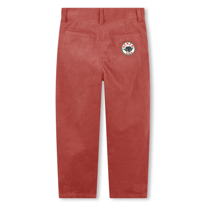 Pantaloni in velluto a coste KENZO KIDS 
                        RAGAZZO