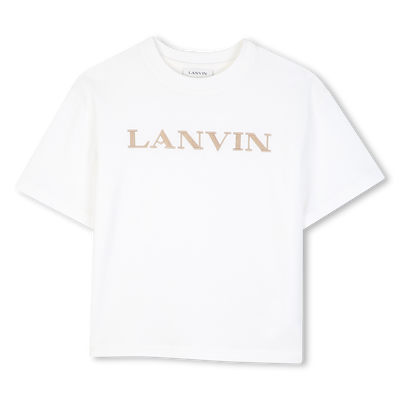 T-shirt a maniche corte LANVIN RAGAZZO