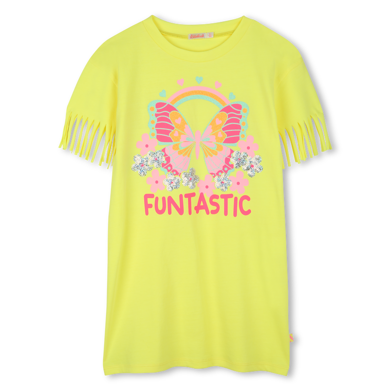 Abito dritto con frange BILLIEBLUSH 
                        BAMBINA