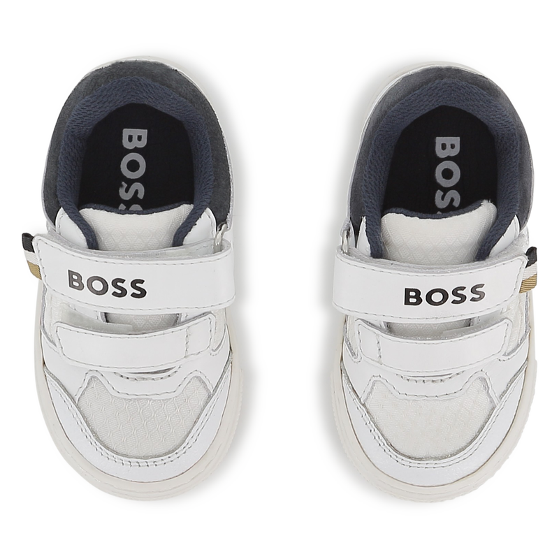 SNEAKERS CON STRISCE A STRAPPO BOSS 
                        RAGAZZO