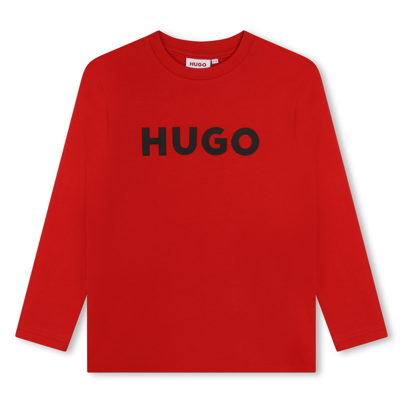T-shirt a maniche lunghe HUGO 
                        RAGAZZO