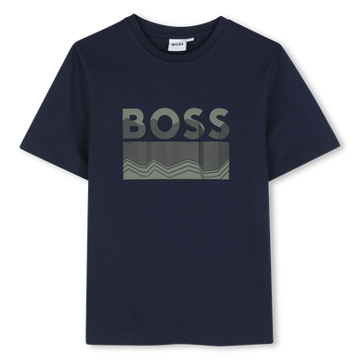 T-SHIRT A MANICHE CORTE BOSS RAGAZZO