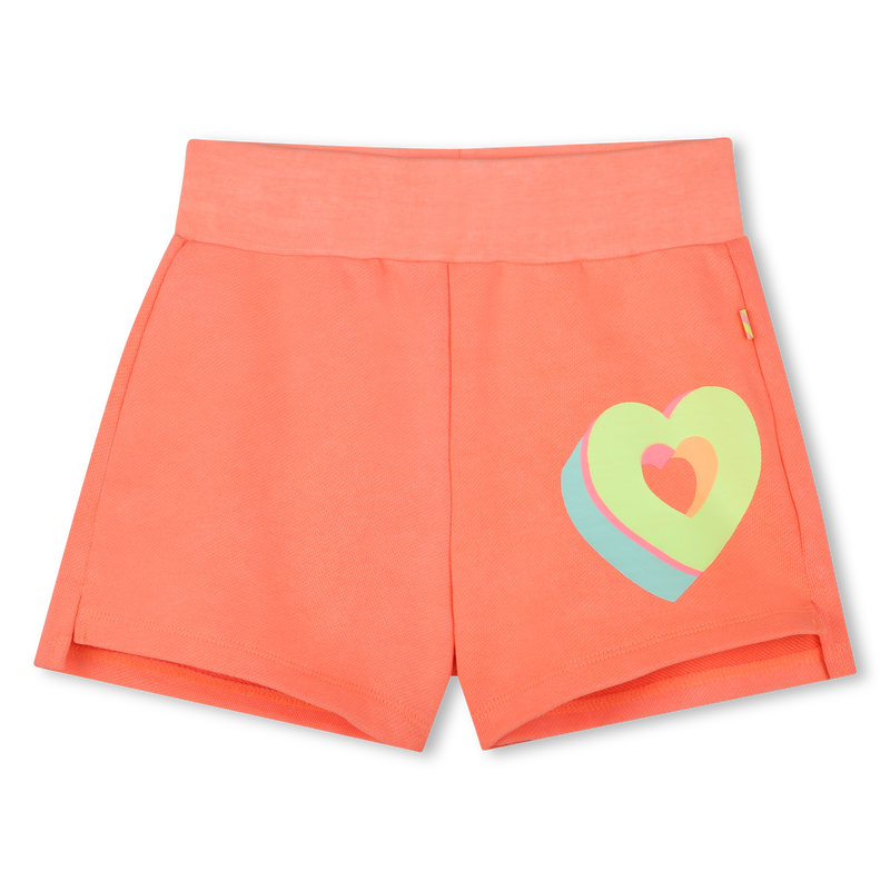 Shorts in felpa con cuori BILLIEBLUSH 
                        BAMBINA
