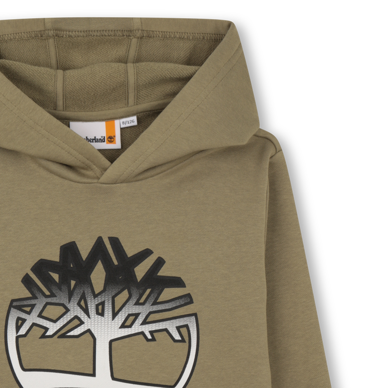 FELPA CON CAPPUCCIO TIMBERLAND 
                        RAGAZZO