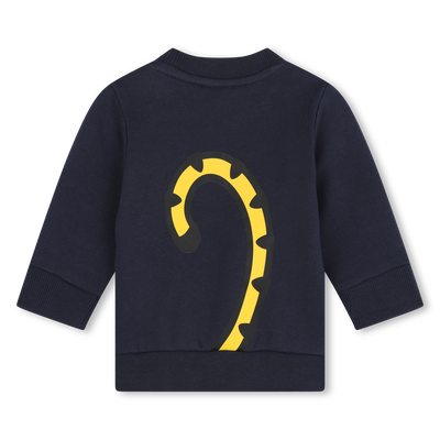 Felpa in cotone garzato KENZO KIDS RAGAZZO