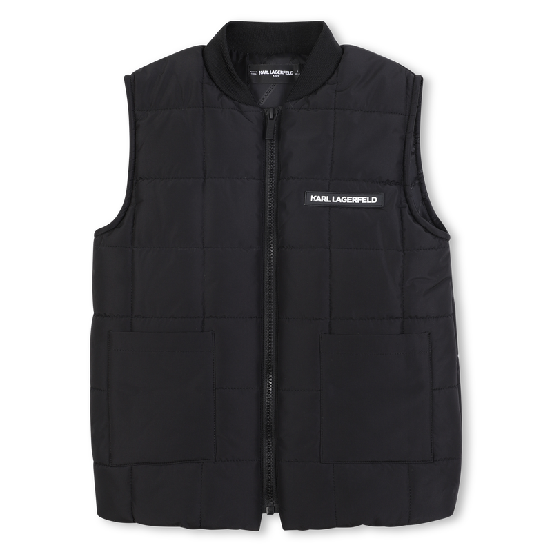 Piumino smanicato KARL LAGERFELD KIDS 
                        RAGAZZO
