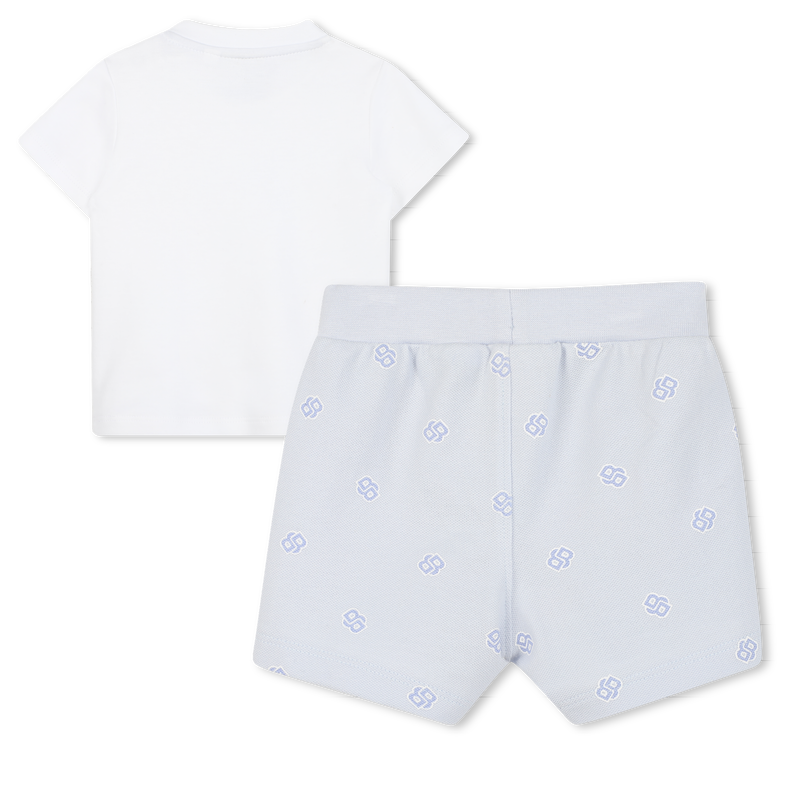 Set t-shirt e shorts BOSS 
                        RAGAZZO