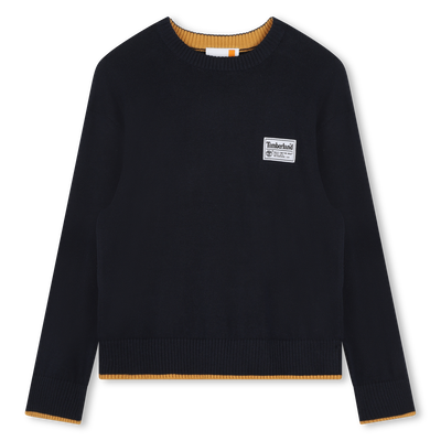 Knit Cotton Sweater TIMBERLAND RAGAZZO
