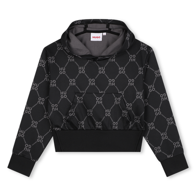 Hooded Printed Sweatshirt HUGO BAMBINA