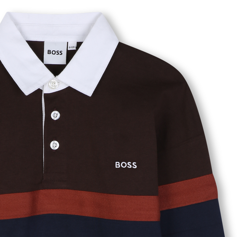 Polo a maniche lunghe BOSS 
                        RAGAZZO