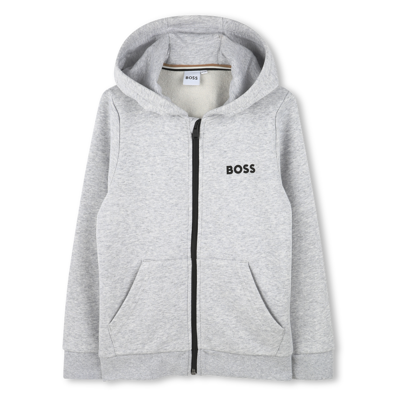 CARDIGAN CON CAPPUCCIO BOSS 
                        RAGAZZO