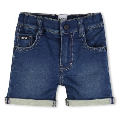 PANTALONCINI IN DENIM BOSS RAGAZZO