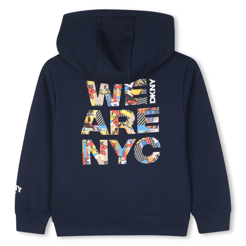 Cardigan con cappuccio DKNY 
                        BAMBINO