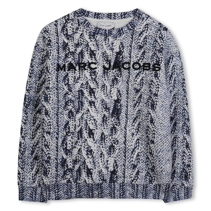 Felpa in felpa di cotone MARC JACOBS 
                        RAGAZZO