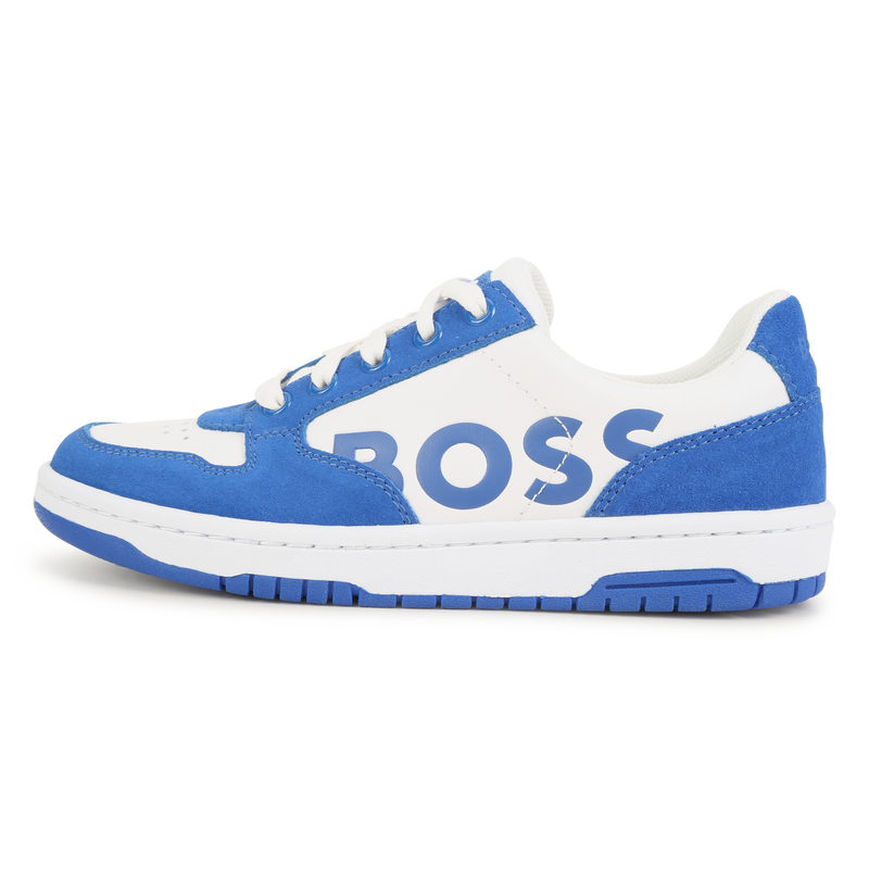 Sneakers stringate con logo