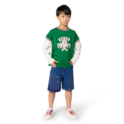 Maglietta a maniche lunghe KENZO KIDS RAGAZZO