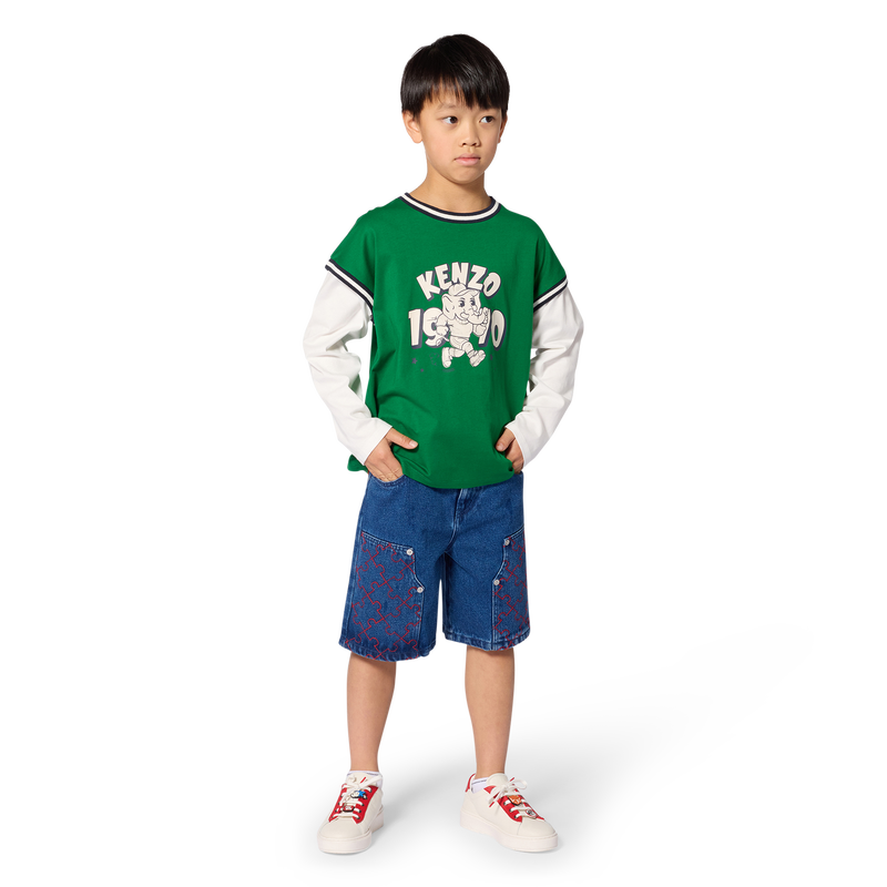 Maglietta a maniche lunghe KENZO KIDS 
                        RAGAZZO