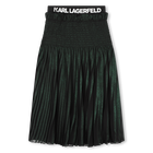 Gonna midi a pieghe cangianti KARL LAGERFELD KIDS 
                    BAMBINA