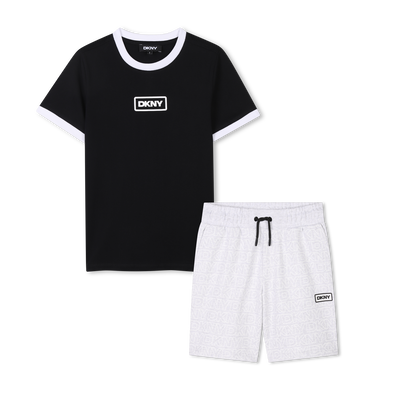 Completo t-shirt e bermuda DKNY RAGAZZO
