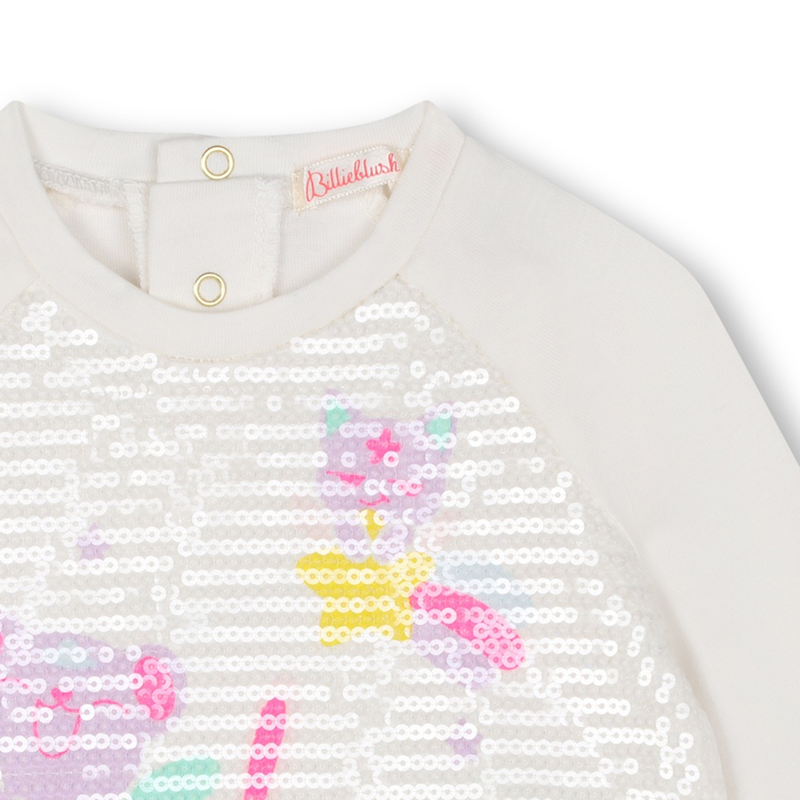 T-shirt cotone con paillettes BILLIEBLUSH 
                        BAMBINA